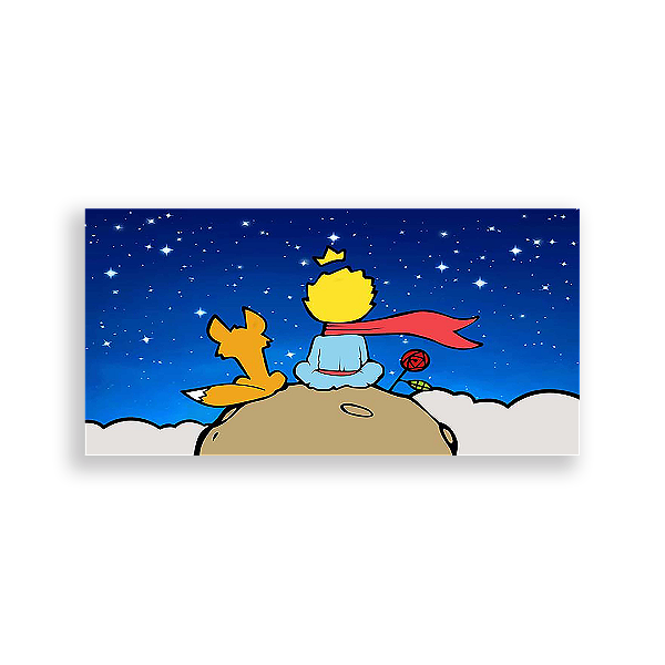 Painel Retangular - O Pequeno Principe - Sublimado 3D