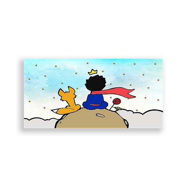 Painel Retangular - O Pequeno Principe - Sublimado 3D