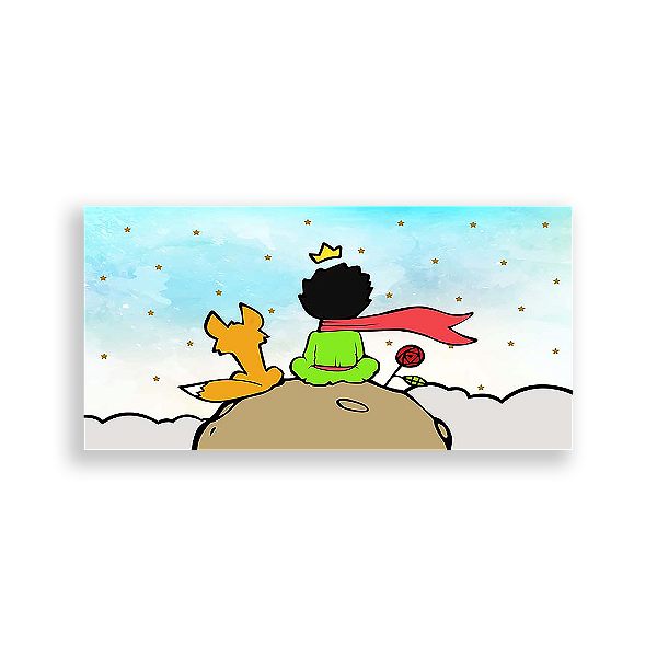 Painel Retangular - O Pequeno Principe - Sublimado 3D