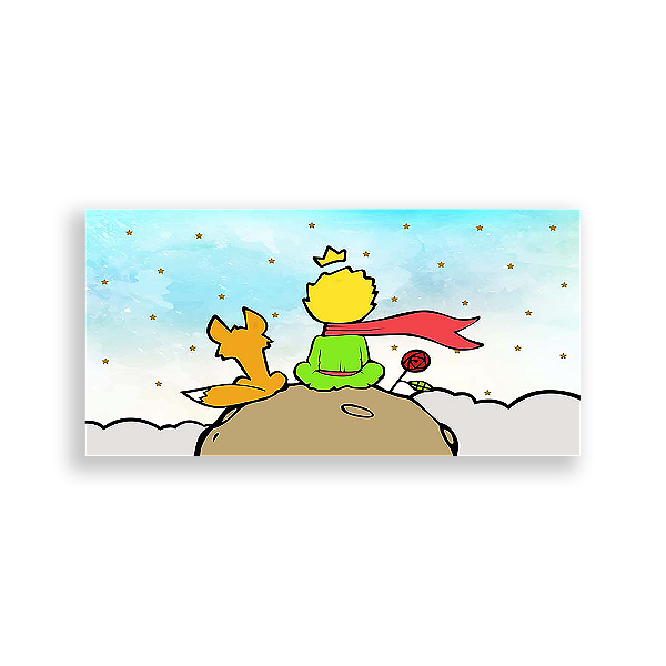 Painel Retangular - O Pequeno Principe - Sublimado 3D