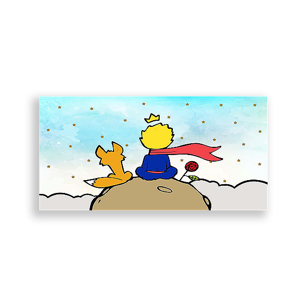 Painel Retangular - O Pequeno Principe - Sublimado 3D