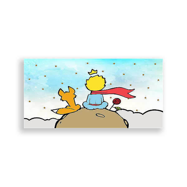 Painel Retangular - O Pequeno Principe - Sublimado 3D