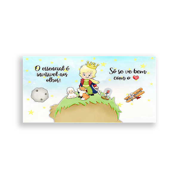 Painel Retangular - O Pequeno Principe - Sublimado 3D