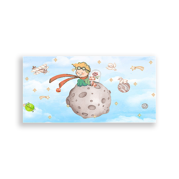Painel Retangular - O Pequeno Principe - Sublimado 3D