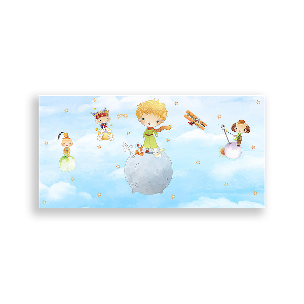 Painel Retangular - O Pequeno Principe - Sublimado 3D