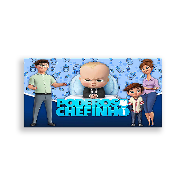 Painel Retangular - O Poderoso Chefinho - Sublimado 3D