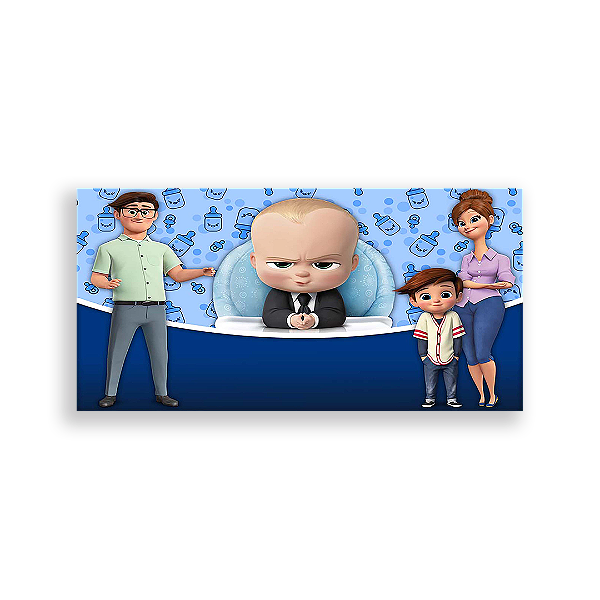 Painel Retangular - O Poderoso Chefinho - Sublimado 3D