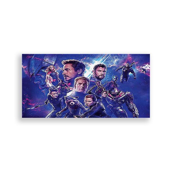 Painel Retangular - Os Vingadores - Sublimado 3D