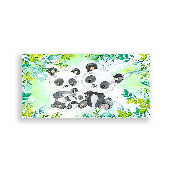 Painel Retangular - Pandas - Sublimado 3D