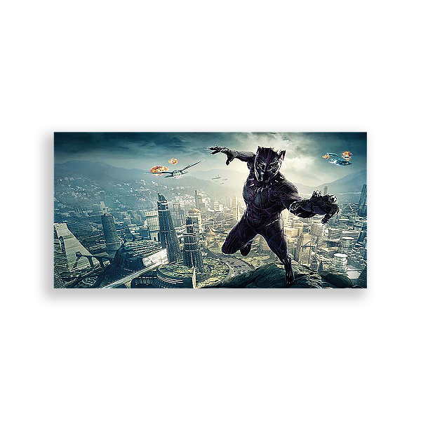 Painel Retangular - Pantera Negra - Sublimado 3D