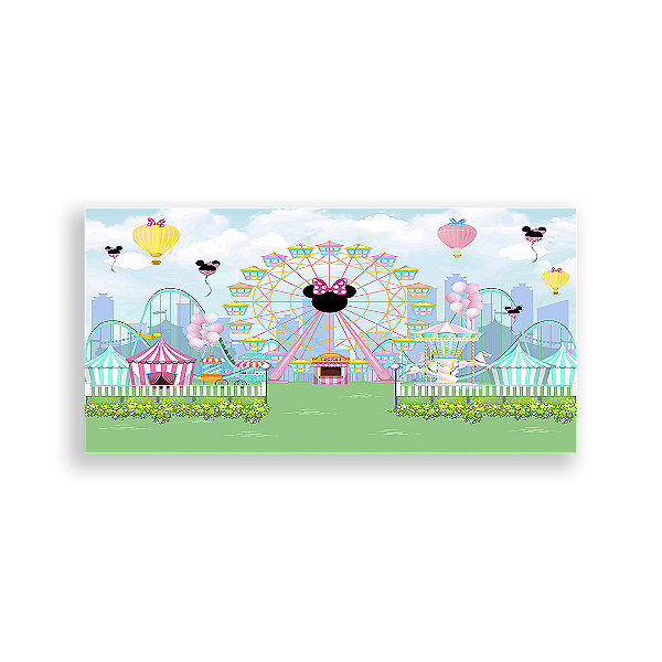 Painel Retangular - Parquinho Da Disney - Sublimado 3D