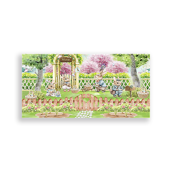 Painel Retangular - Pascoa - Sublimado 3D