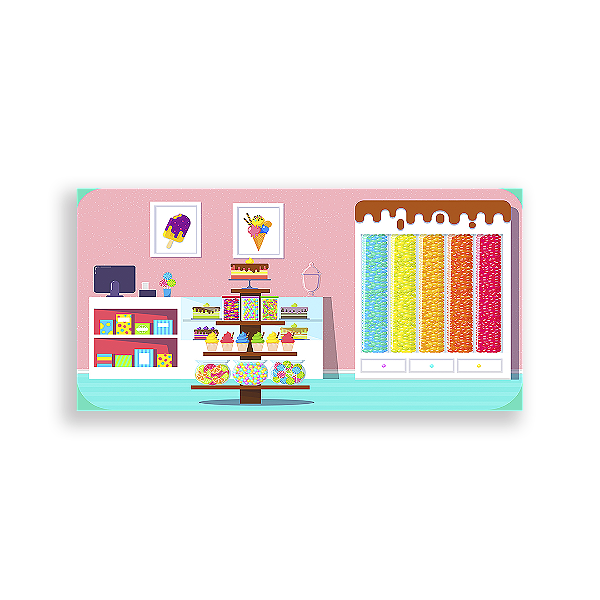 Painel Retangular - Patisserie - Sublimado 3D