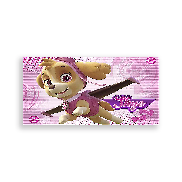 Painel Retangular - Patrulha Canina - Sublimado 3D