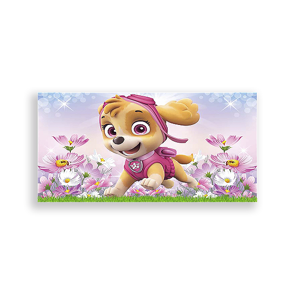 Painel Retangular - Patrulha Canina - Sublimado 3D