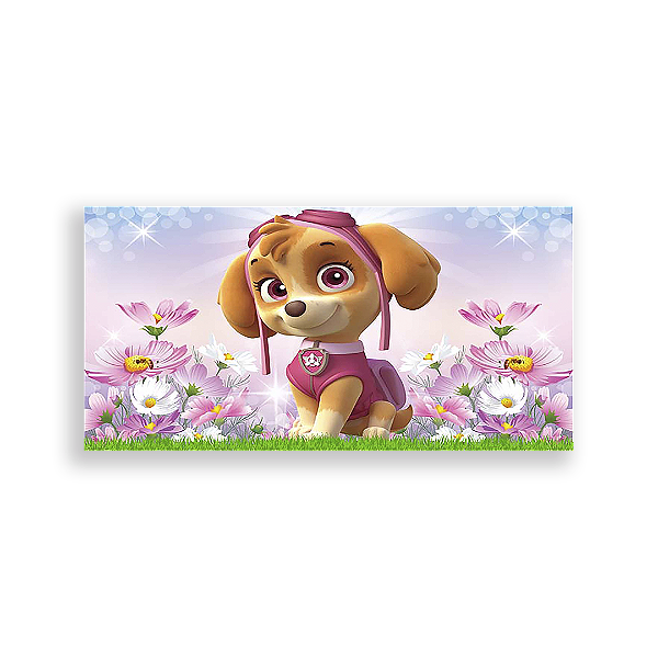 Painel Retangular - Patrulha Canina - Sublimado 3D