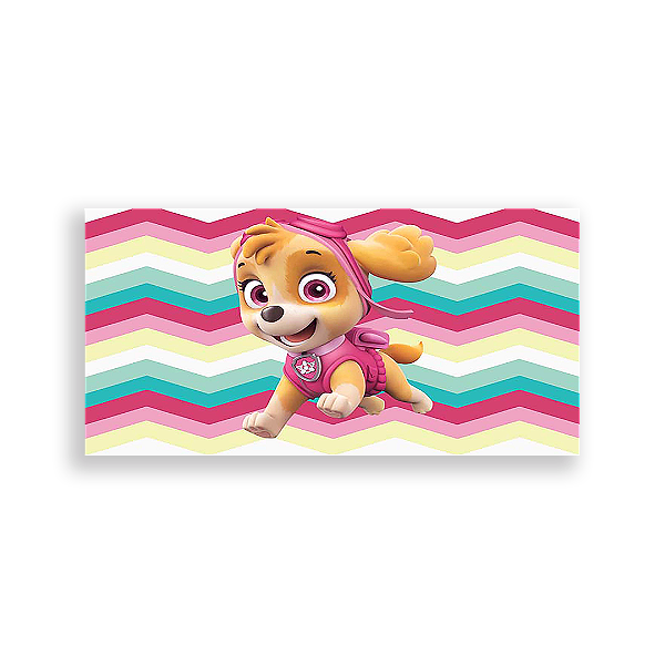 Painel Retangular - Patrulha Canina - Sublimado 3D