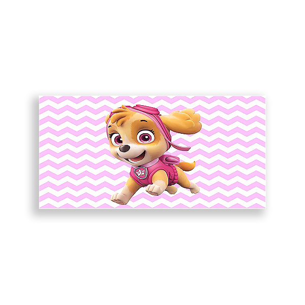 Painel Retangular - Patrulha Canina - Sublimado 3D