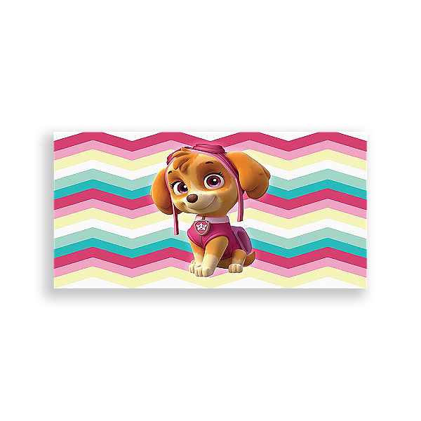 Painel Retangular - Patrulha Canina - Sublimado 3D