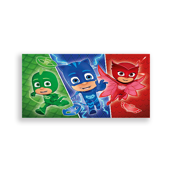 Painel Retangular - Pj Mask - Sublimado 3D