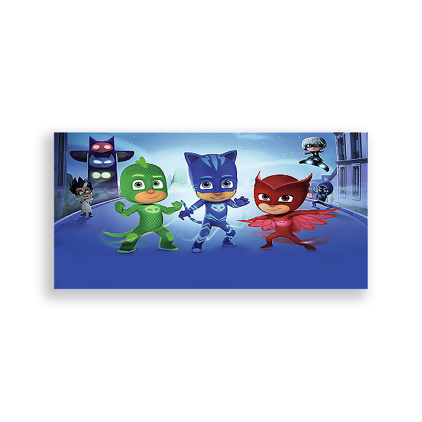 Painel Retangular - Pj Mask - Sublimado 3D