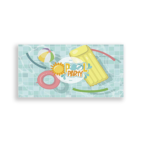 Painel Retangular - Pool Party - Sublimado 3D