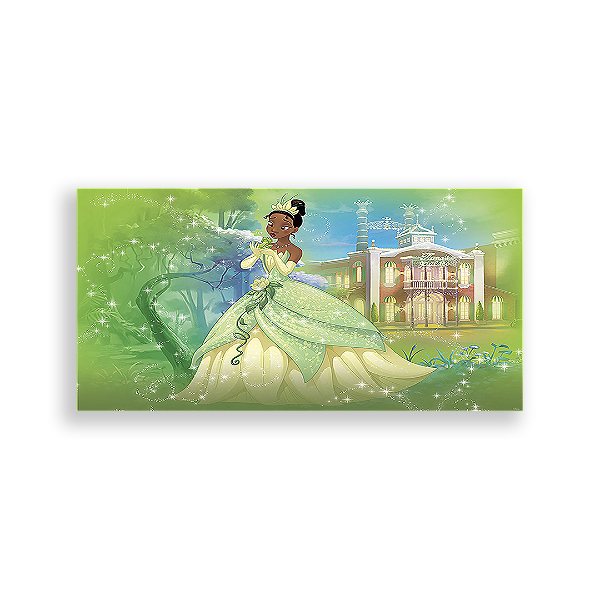 Painel Retangular - Princesa E O Sapo - Sublimado 3D