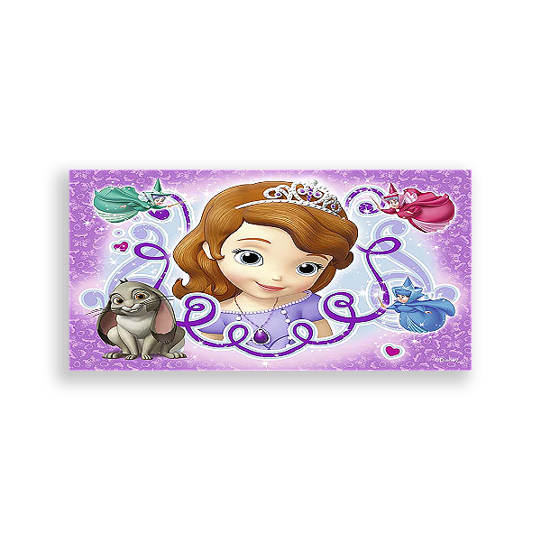 Painel Retangular - Princesa Sofia - Sublimado 3D