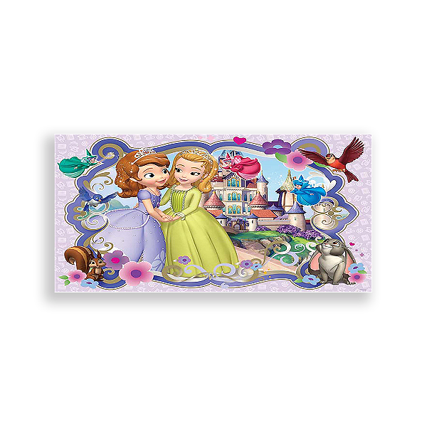 Painel Retangular - Princesa Sofia - Sublimado 3D