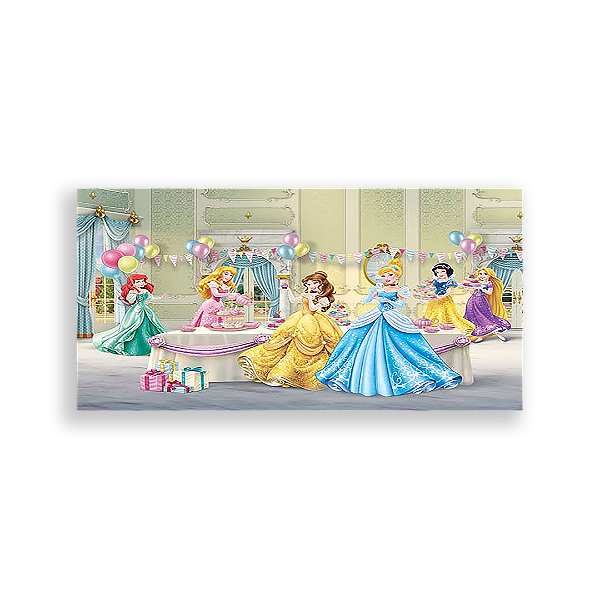 Painel Retangular - Princesas Disney - Sublimado 3D