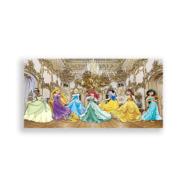Painel Retangular - Princesas Disney - Sublimado 3D