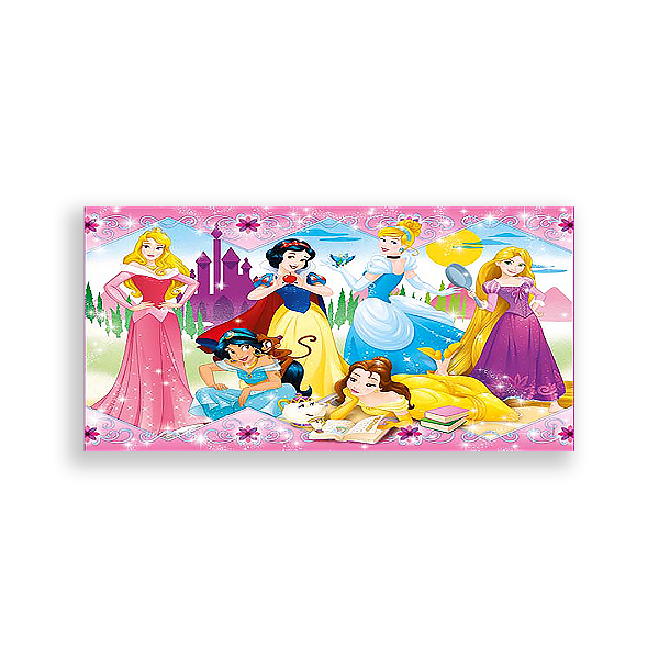 Painel Retangular - Princesas Disney - Sublimado 3D