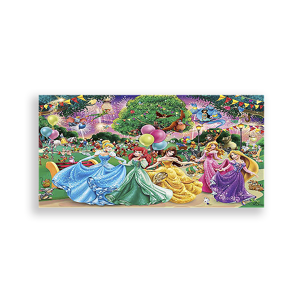 Painel Retangular - Princesas Disney - Sublimado 3D