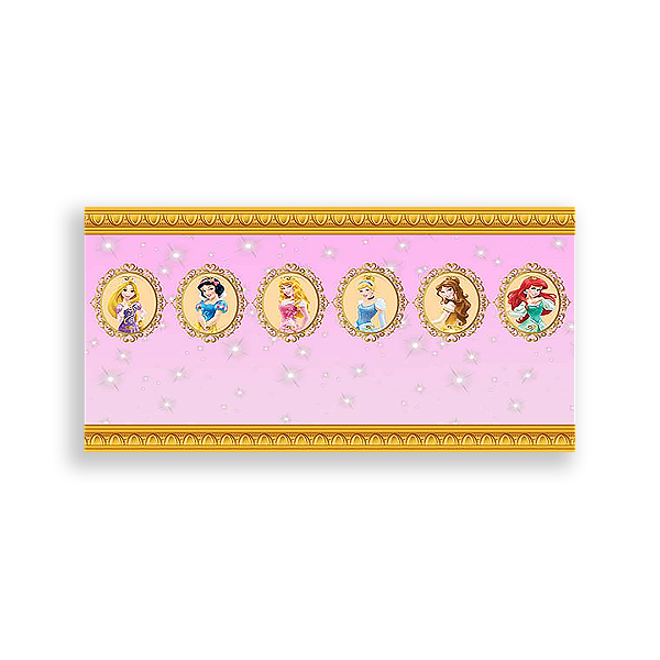 Painel Retangular - Princesas Disney - Sublimado 3D