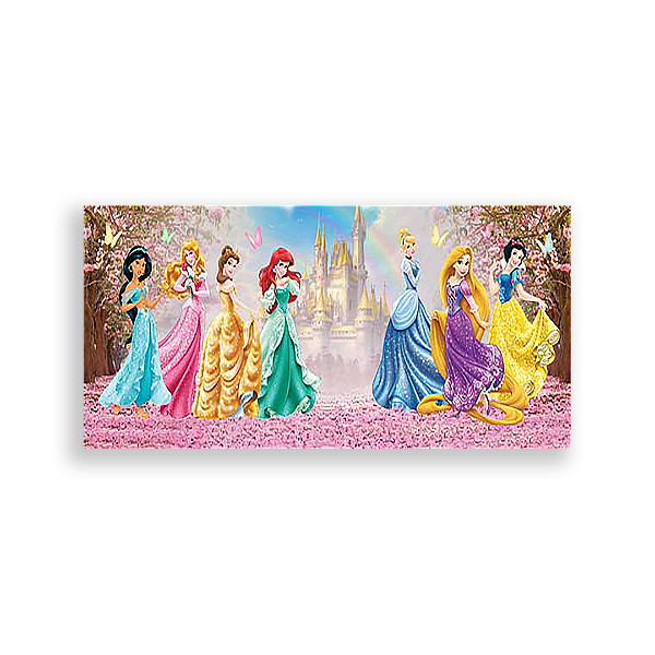 Painel Retangular - Princesas Disney - Sublimado 3D