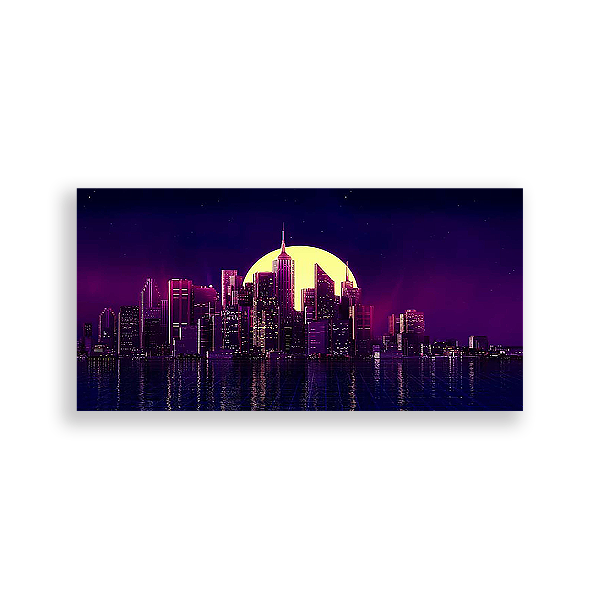 Painel Retangular - Prédios - Sublimado 3D