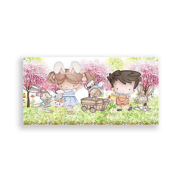 Painel Retangular - Páscoa - Sublimado 3D