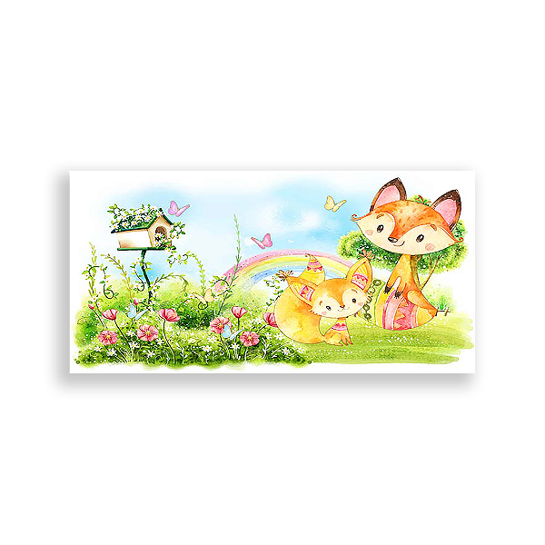 Painel Retangular - Raposa - Sublimado 3D