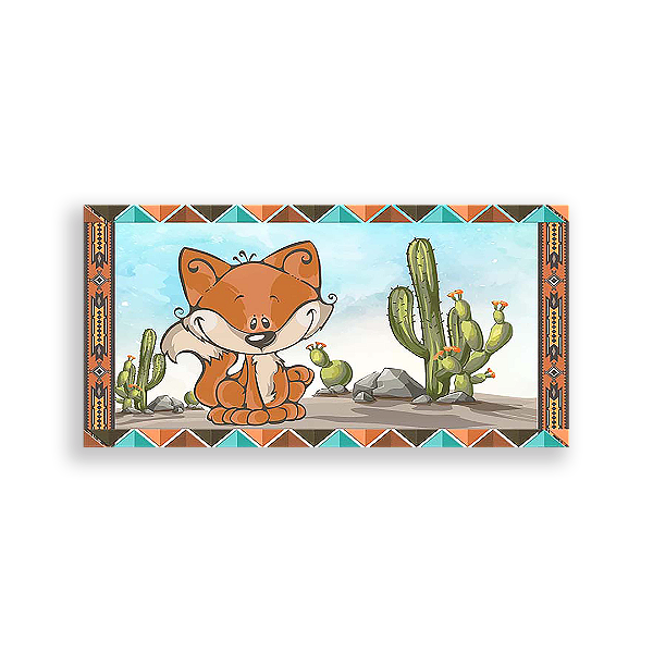 Painel Retangular - Raposa - Sublimado 3D