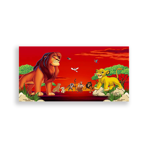 Painel Retangular - Rei Leão - Sublimado 3D