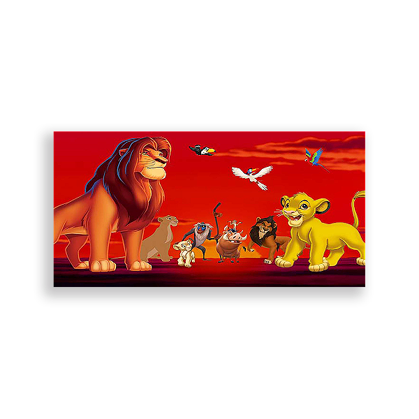 Painel Retangular - Rei Leão - Sublimado 3D