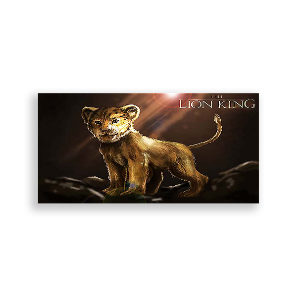 Painel Retangular - Rei Leão - Sublimado 3D