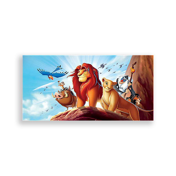 Painel Retangular - Rei Leão - Sublimado 3D