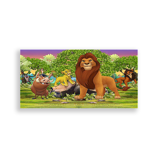 Painel Retangular - Rei Leão - Sublimado 3D