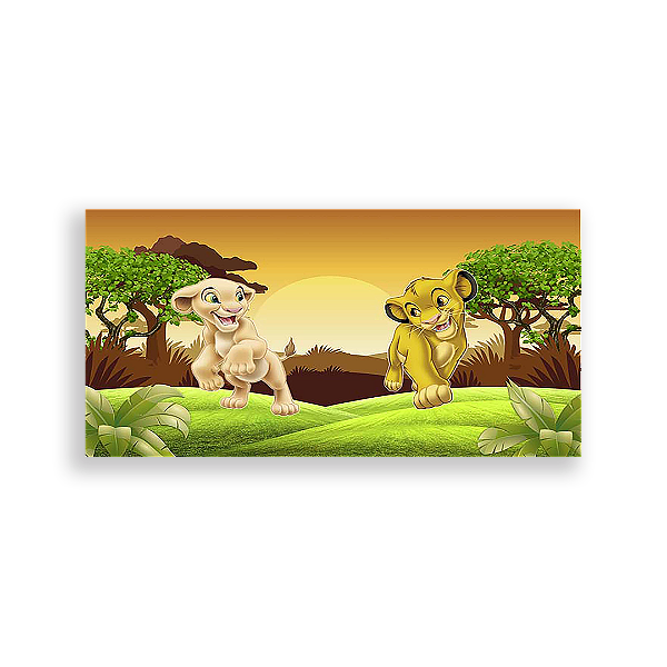 Painel Retangular - Rei Leão - Sublimado 3D