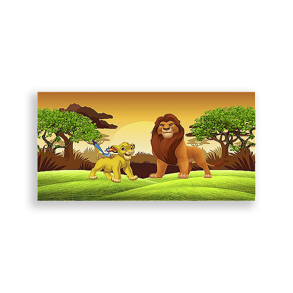 Painel Retangular - Rei Leão - Sublimado 3D