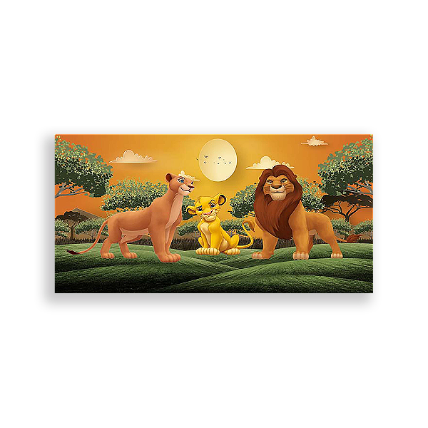 Painel Retangular - Rei Leão - Sublimado 3D
