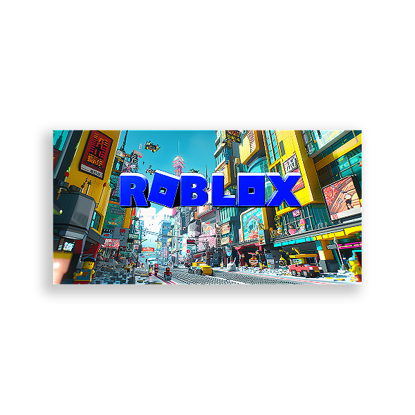 Painel Retangular - Roblox - Sublimado 3D