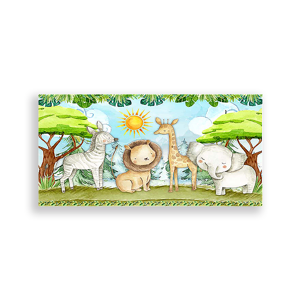 Painel Retangular - Safari - Sublimado 3D
