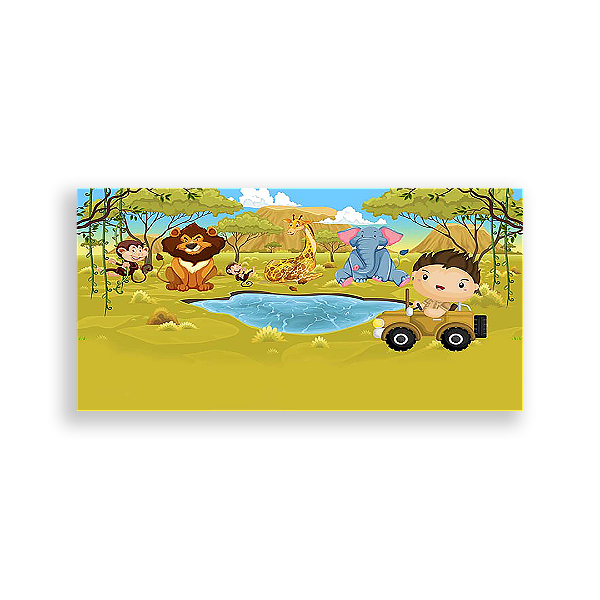 Painel Retangular - Safari - Sublimado 3D
